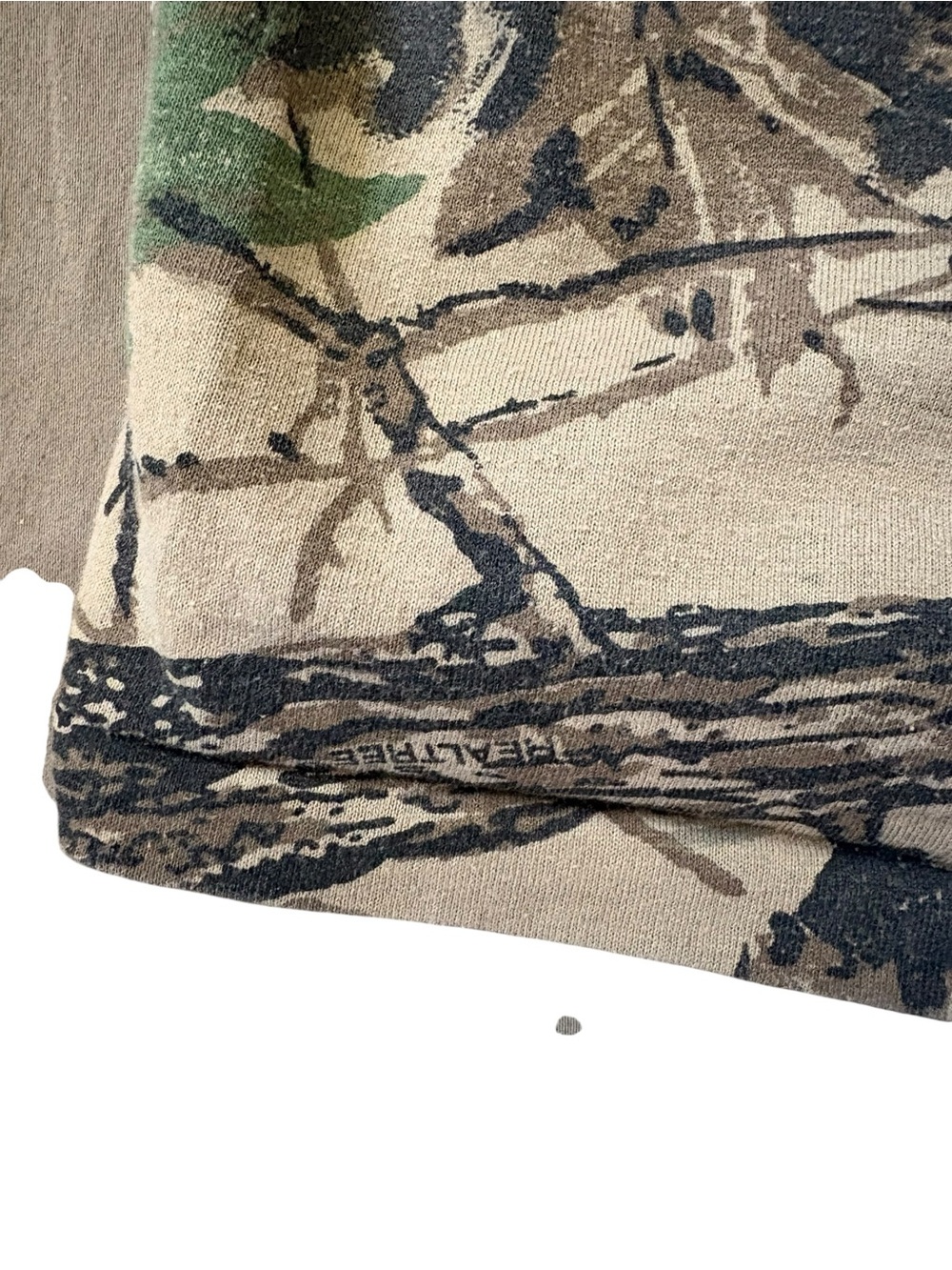 Vintage Camo Single Stitch Pocket Shirt, Large - Picture 5 of 7